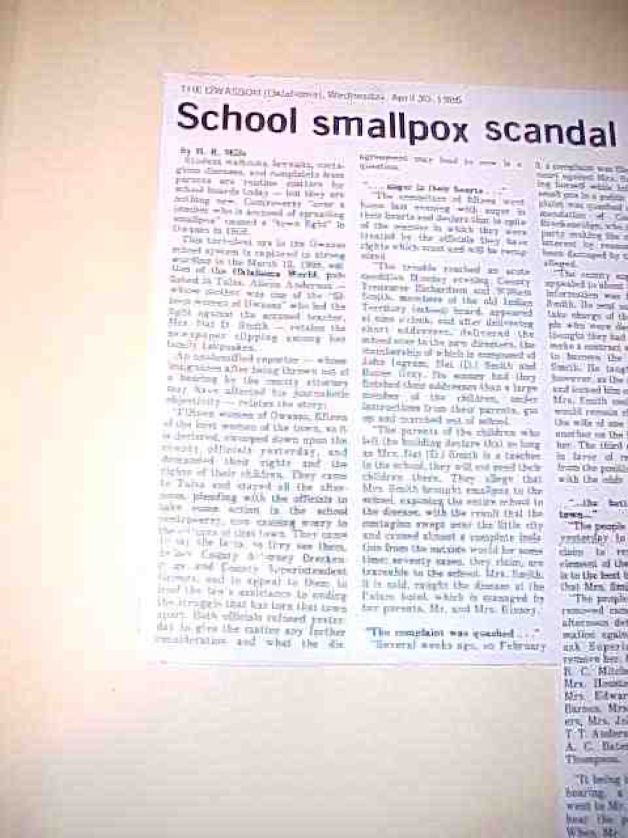 Lara Fleebe newspaper clipping 1